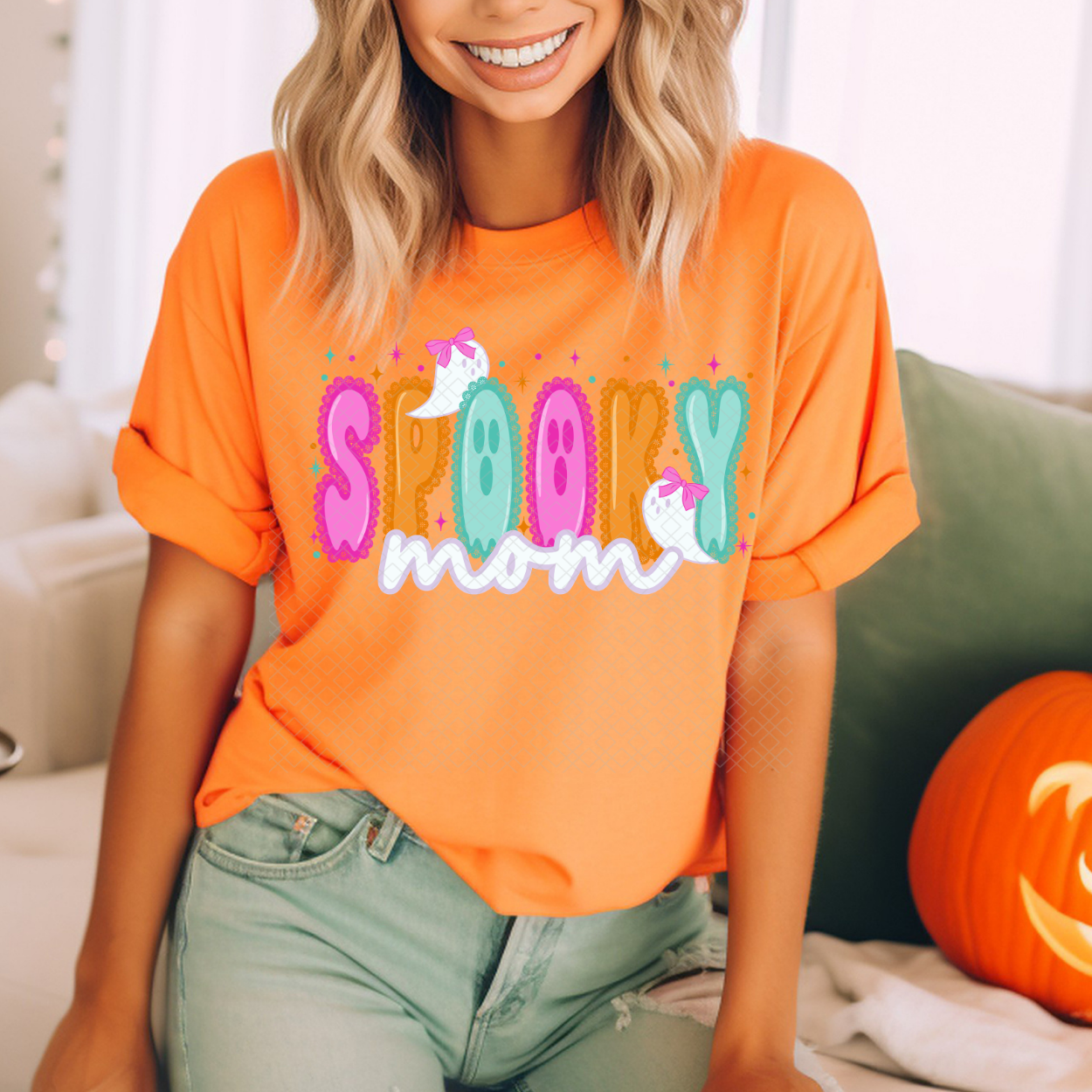 SPOOKY MOM - DTF TRANSFER