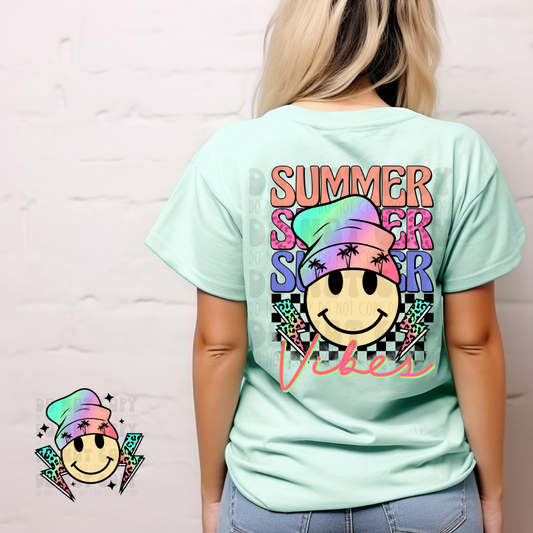 SUMMER VIBES W/POCKET - DTF TRANSFER