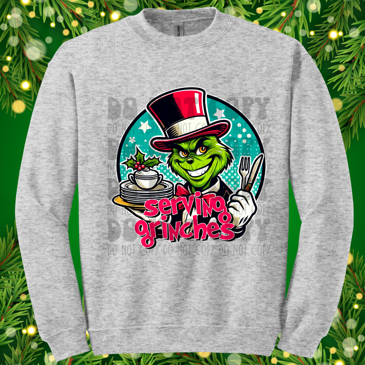 GREEN GUY WAITER - DTF TRANSFER