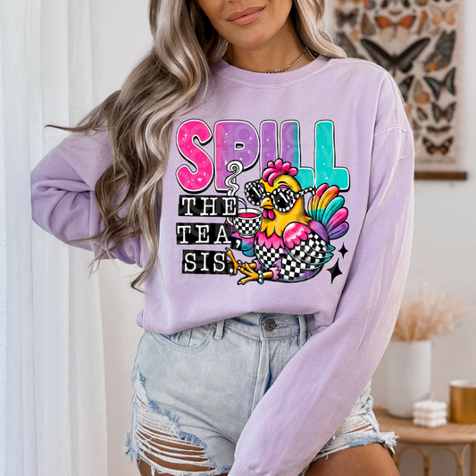 SPILL THE TEA SIS - DTF TRANSFER