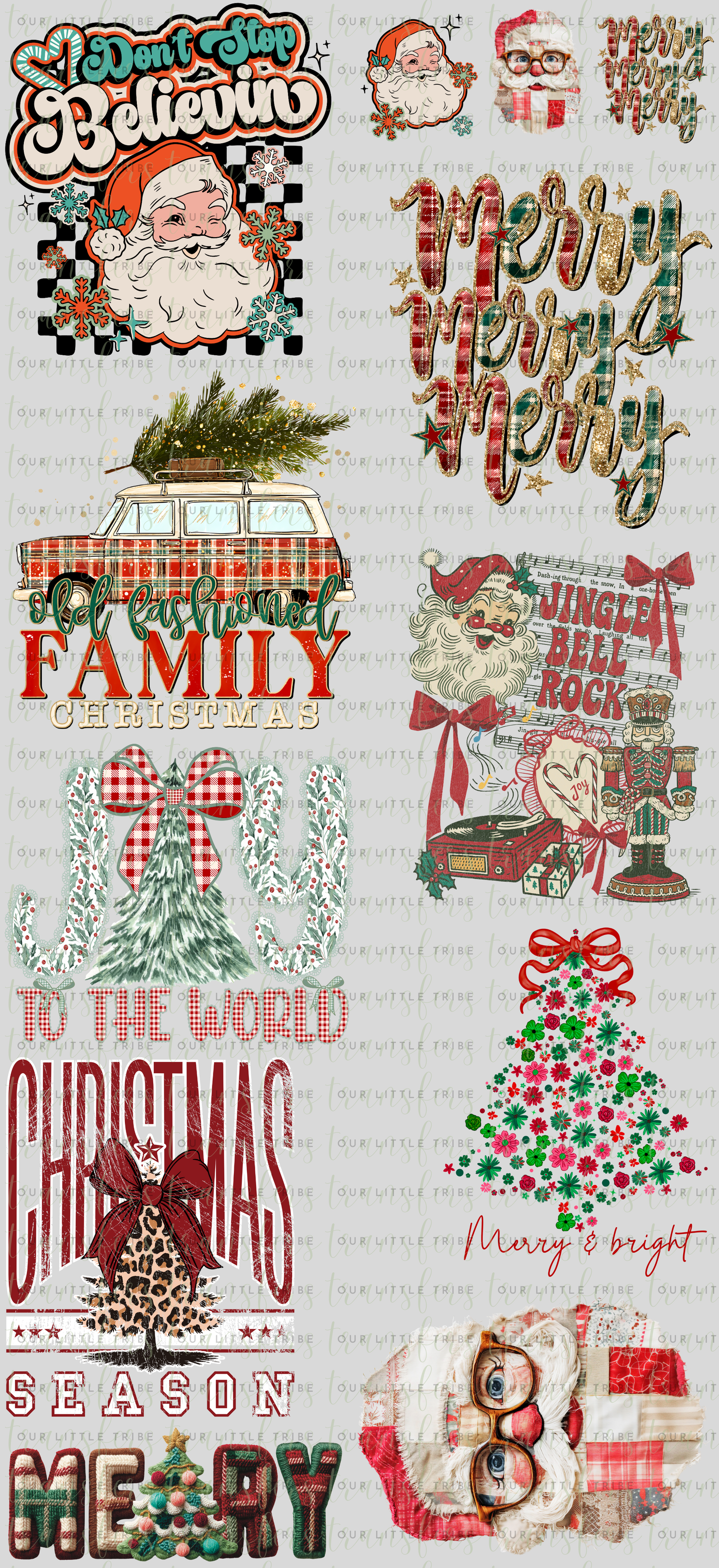 CHRISTMAS 2025/1 PREMADE - GANG SHEET 22x48