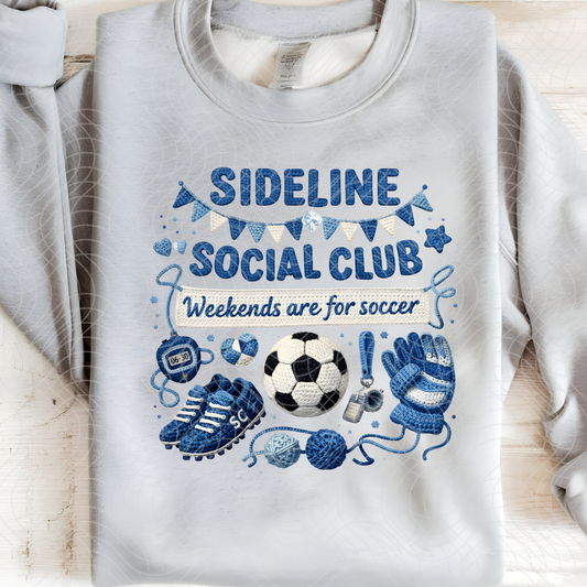 SIDELINE SOCIAL CLUB, SOCCER - DTF TRANSFER
