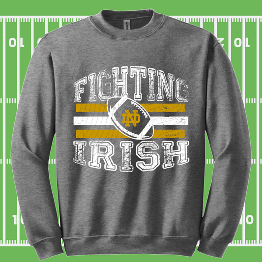 ND FOOTBALL DISTRESSED - DTF TRANSFER