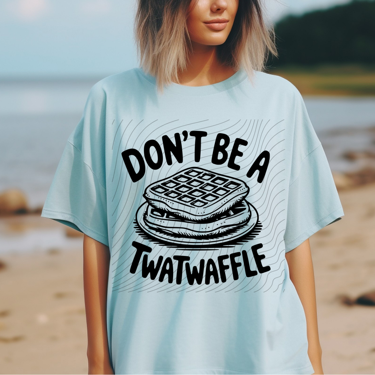 TWATWAFFLE BLACK - DTF TRANSFER