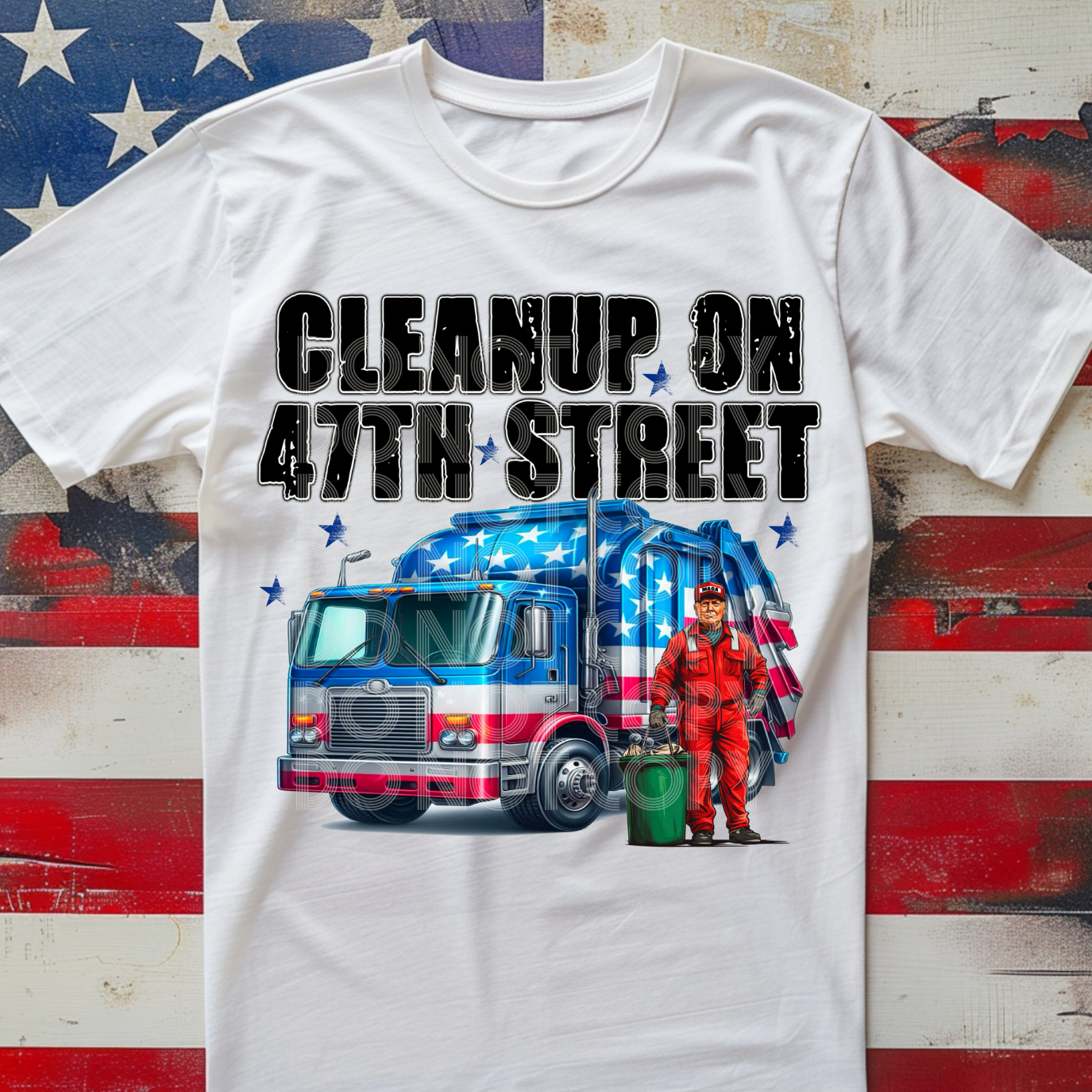 CLEAN UP 47TH STREET - DTF TRANSFER