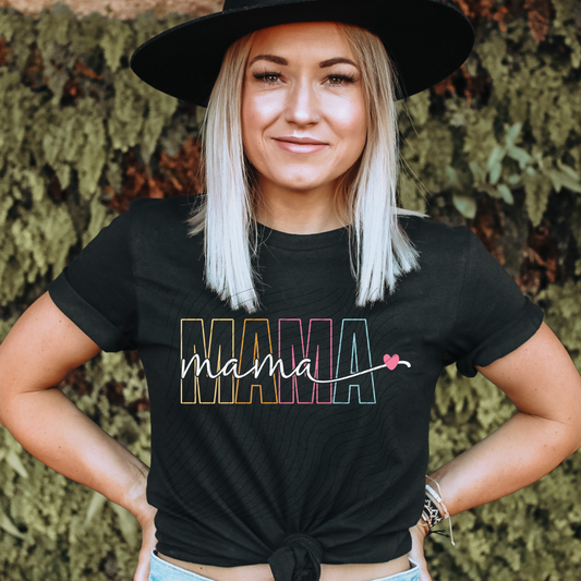 MAMA HALLOW WITH HEART - DTF TRANSFER
