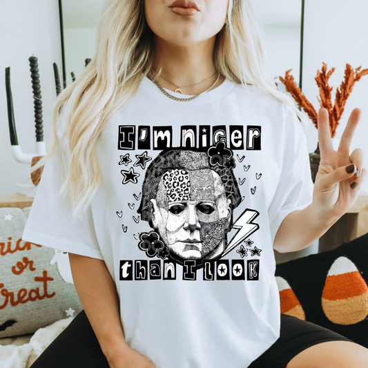 NICER THAN I LOOK - DTF TRANSFER