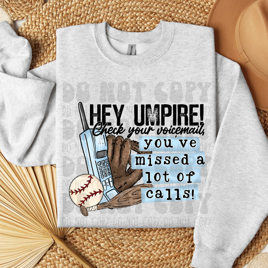 HEY UMPIRE, BASEBALL - DTF TRANSFER