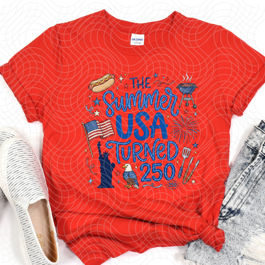 USA TURNED 250 - DTF TRANSFER