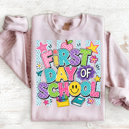 FIRST DAY OF SCHOOL - DTF TRANSFER