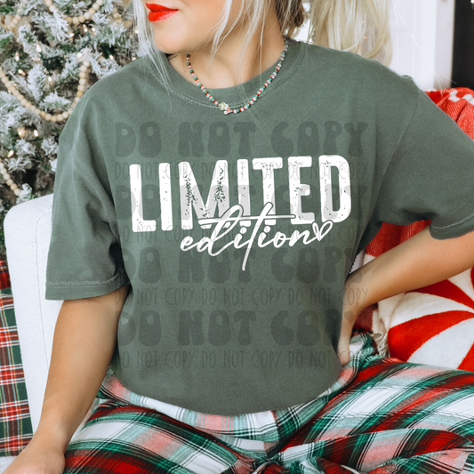 LIMITED EDITION - WHT - DTF TRANSFER