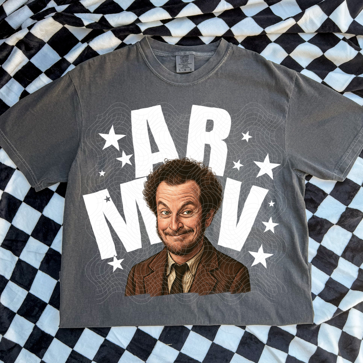 MARV WHT TEXT - DTF TRANSFER