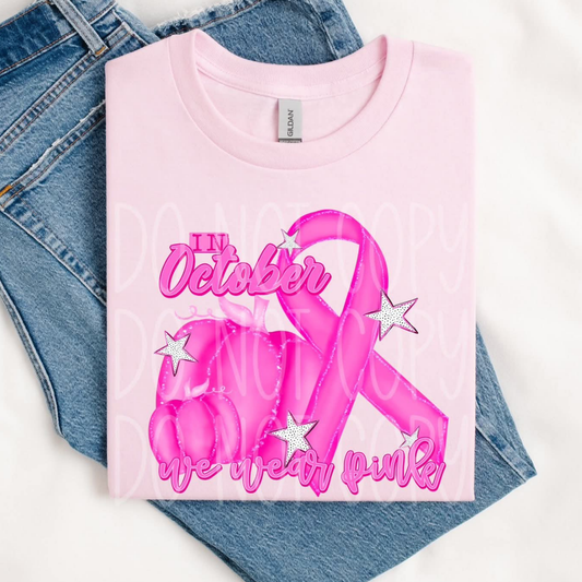 WE WEAR PINK - DTF TRANSFER