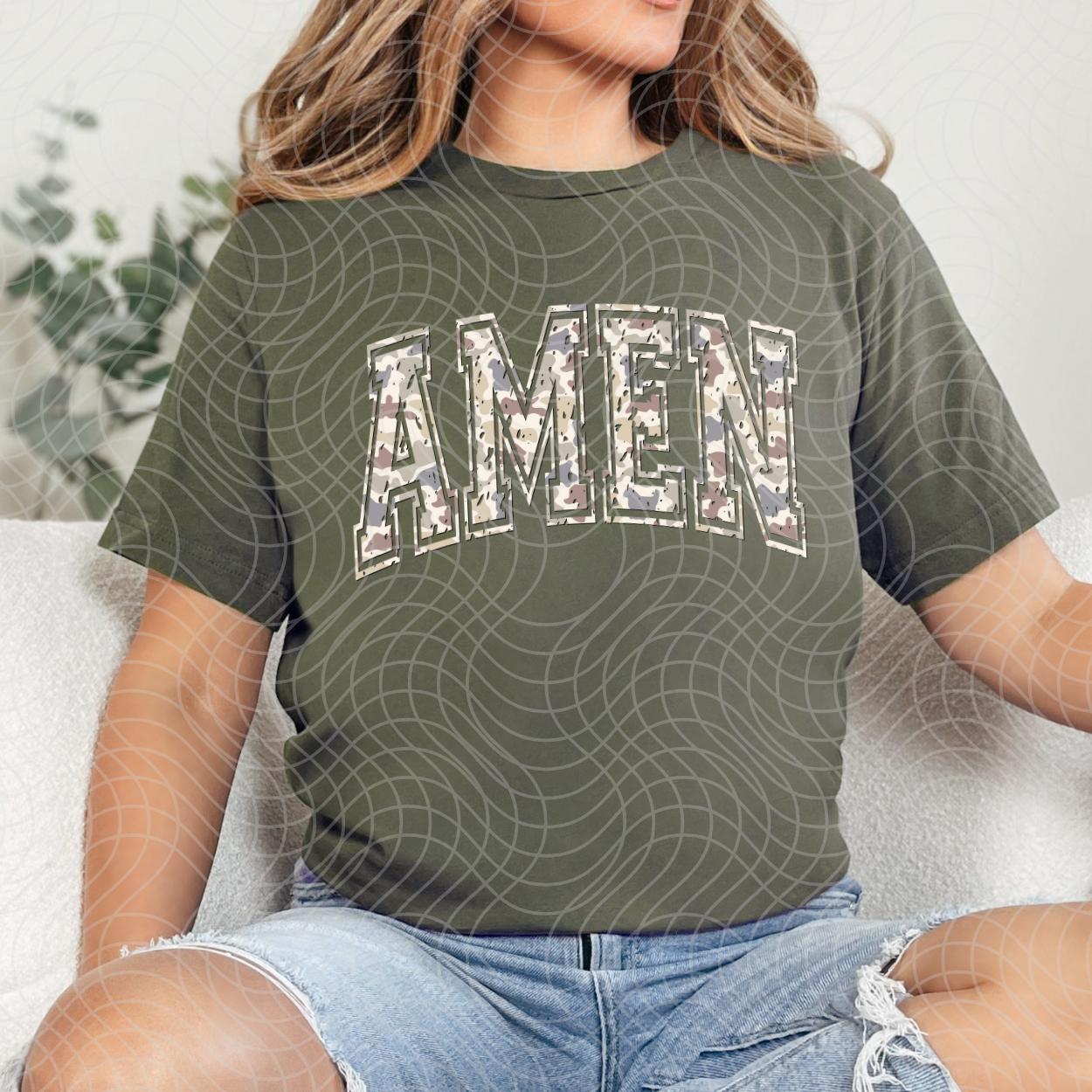 CAMO AMEN - DTF TRANSFER