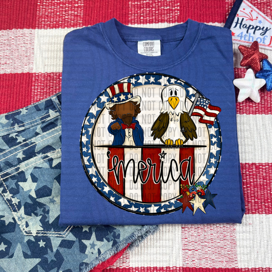 MERICA MEDIUM- DTF TRANSFER