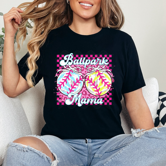 BALLPARK MAMA DISTRESSED - DTF TRANSFER