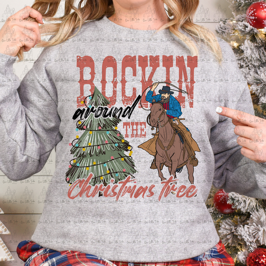 ROCKIN AROUND THE CHRISTMAS TREE - DTF TRANSFER