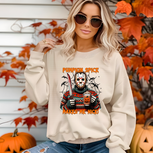 PUMPKIN SPICE JASON - DTF TRANSFER