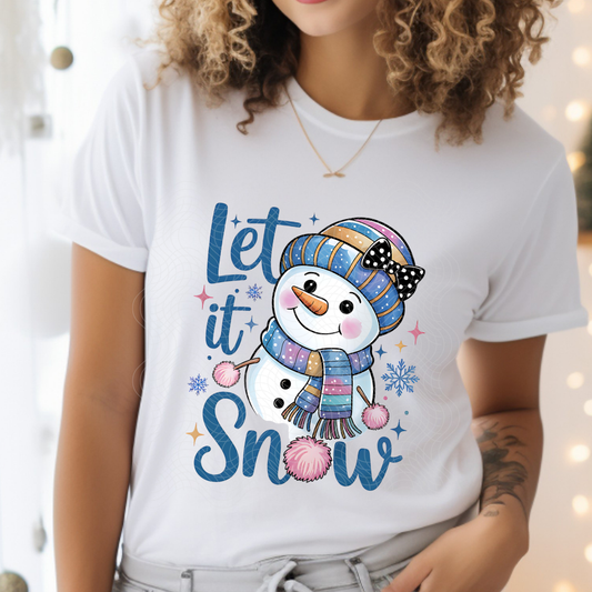 LET IT SNOW - DTF TRANSFER