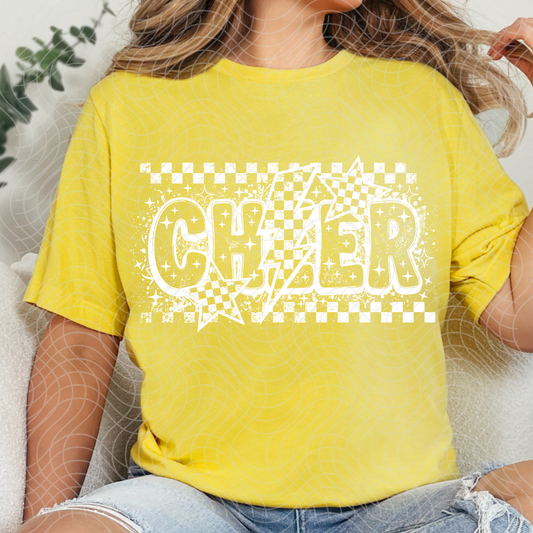 CHEER WHITE - DTF TRANSFER