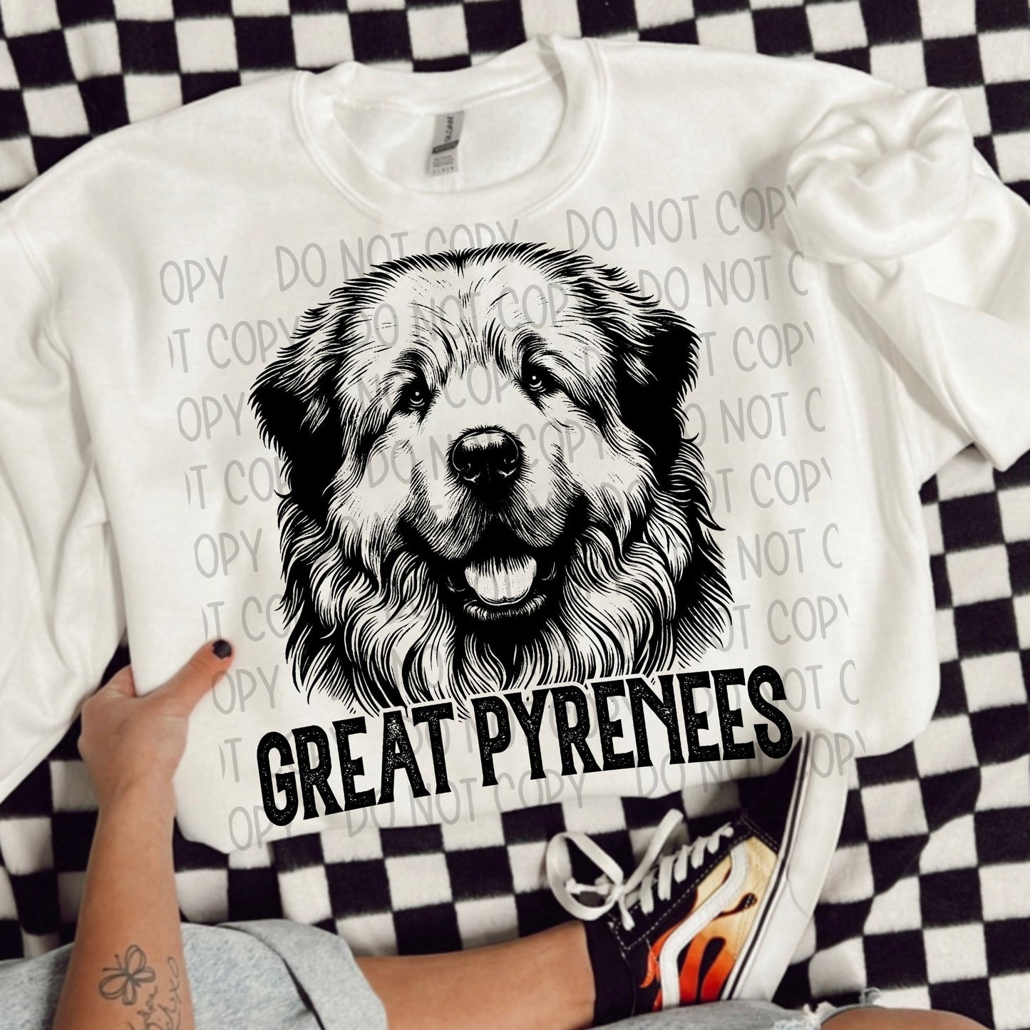 GREAT PYRENEES DOG - DTF TRANSFER