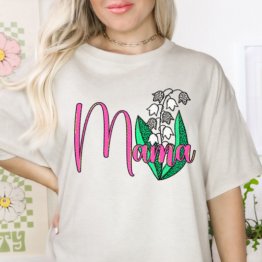MAMA MAY FLOWER - DTF TRANSFER