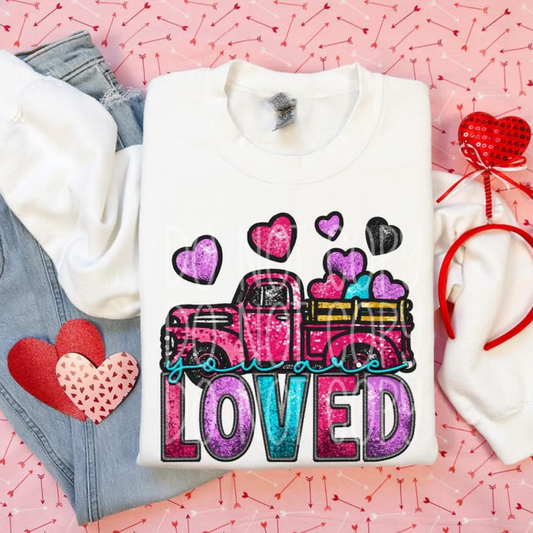 YOU ARE LOVED TRUCK - DTF TRANSFER