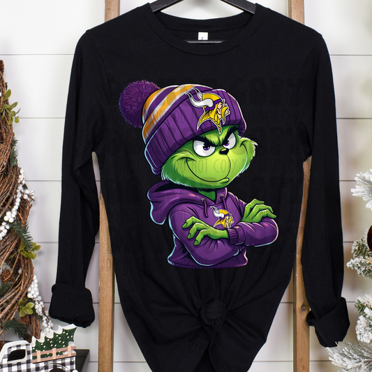 PURPLE GREEN GUY - DTF TRANSFER