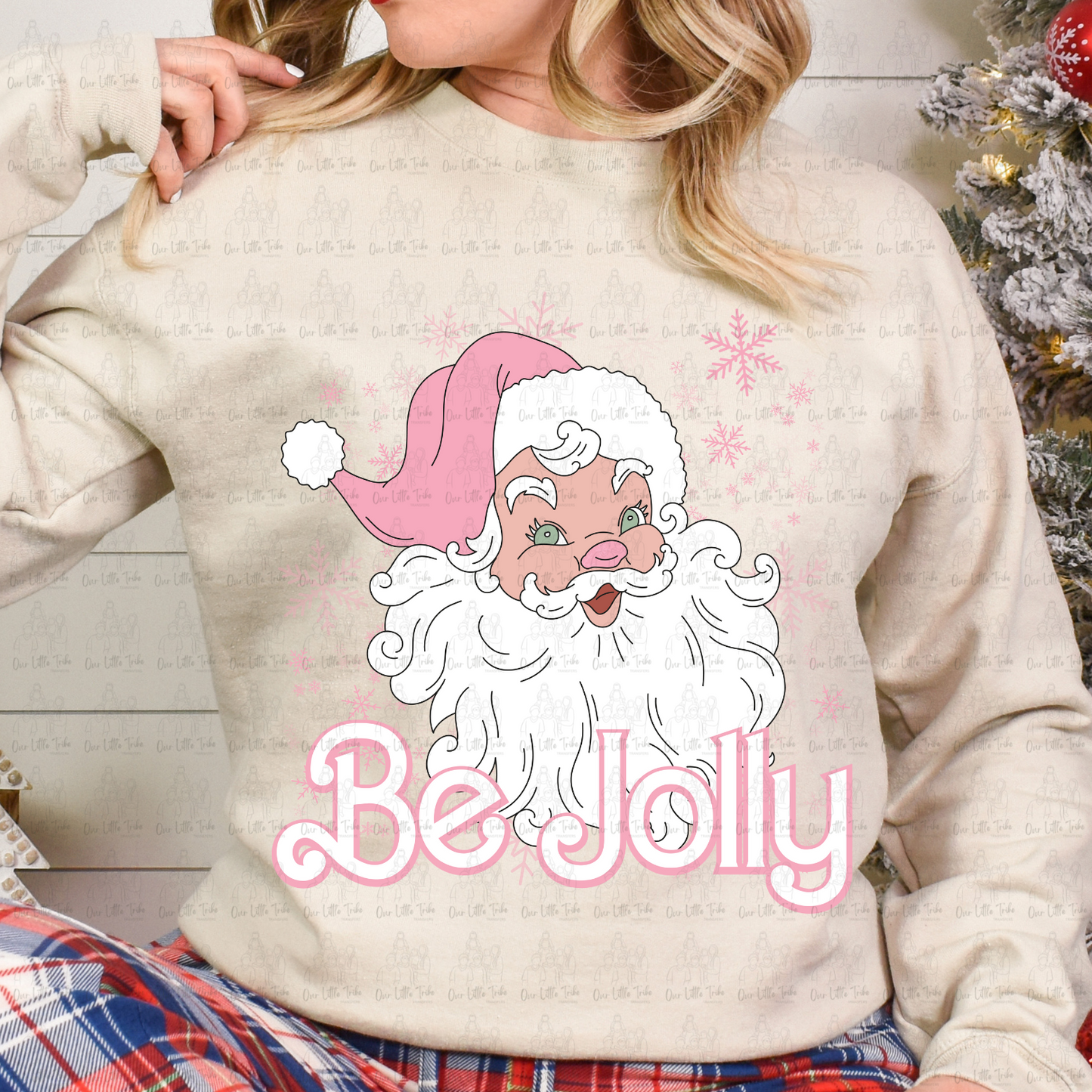 BE JOLLY PINK - DTF TRANSFER