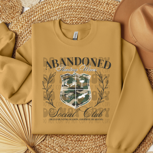 ABANDONED HUNTING WIVES SOCIAL CLUB - DTF TRANSFER