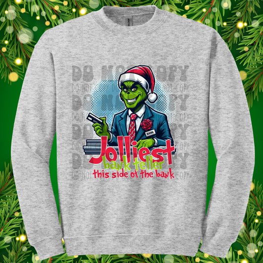 GREEN GUY BANK TELLER MALE - DTF TRANSFER