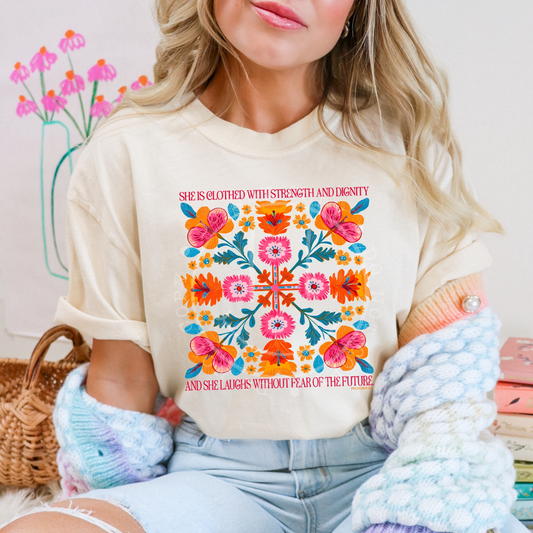 SHE IS CLOTHED - DTF TRANSFER
