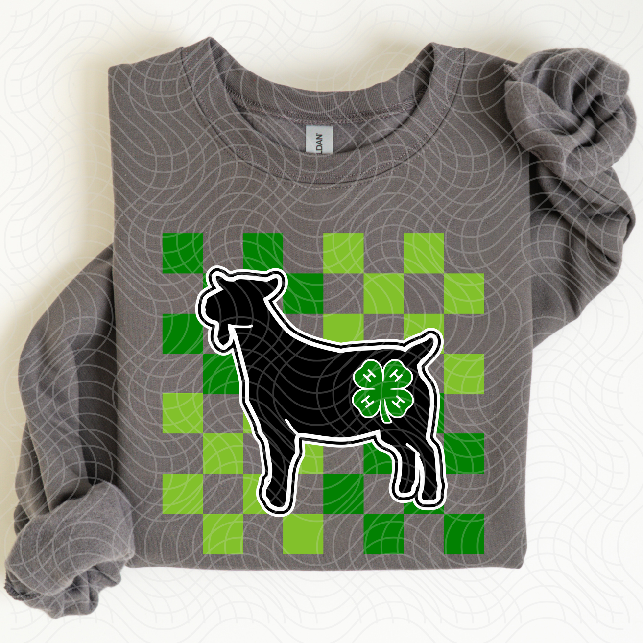 GOAT CHECKERED - DTF TRANSFER