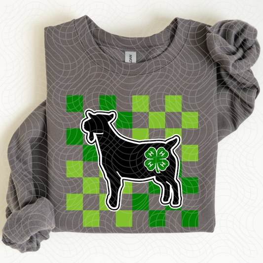 GOAT CHECKERED - DTF TRANSFER