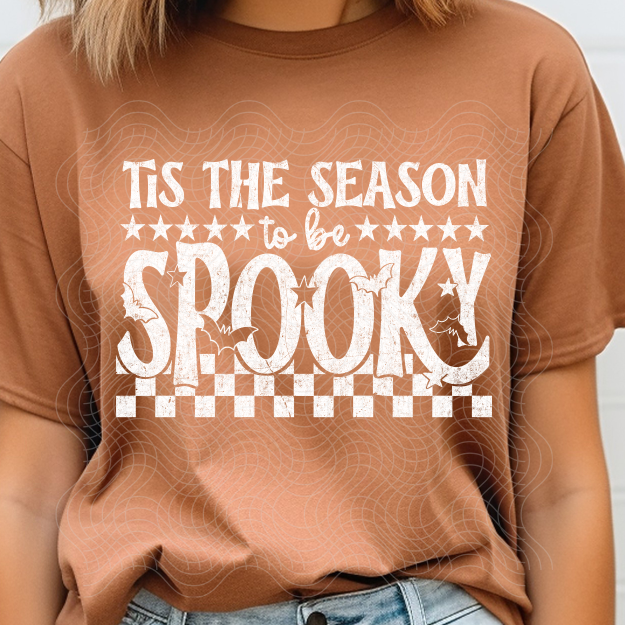 SEASON TO BE SPOOKY, WHT - DTF TRANSFER