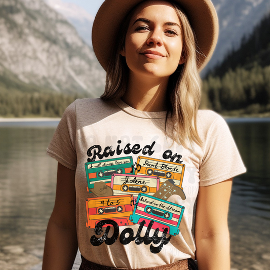 RAISED ON DOLLY 1 - DTF TRANSFER