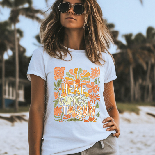 HERE COMES THE SUN - DTF TRANSFER