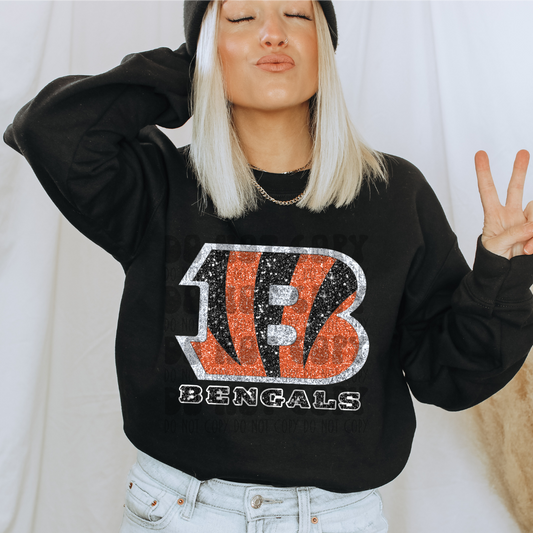 BENGAL FAUX SEQUINS - DTF TRANSFER