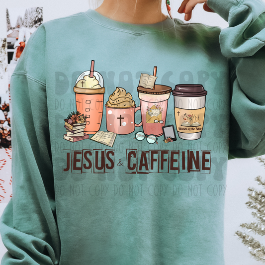 JESUS & CAFFEINE - DTF TRANSFER