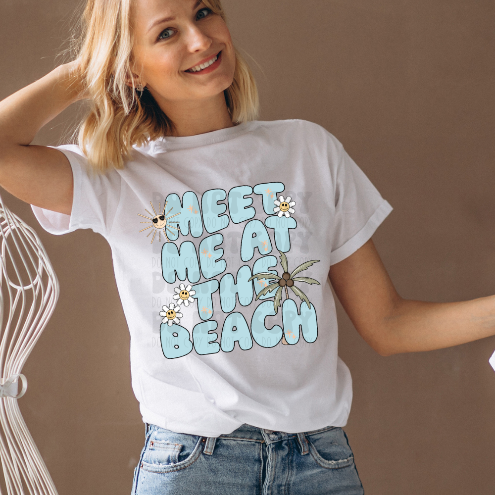 MEET ME AT THE BEACH - DTF TRANSFER