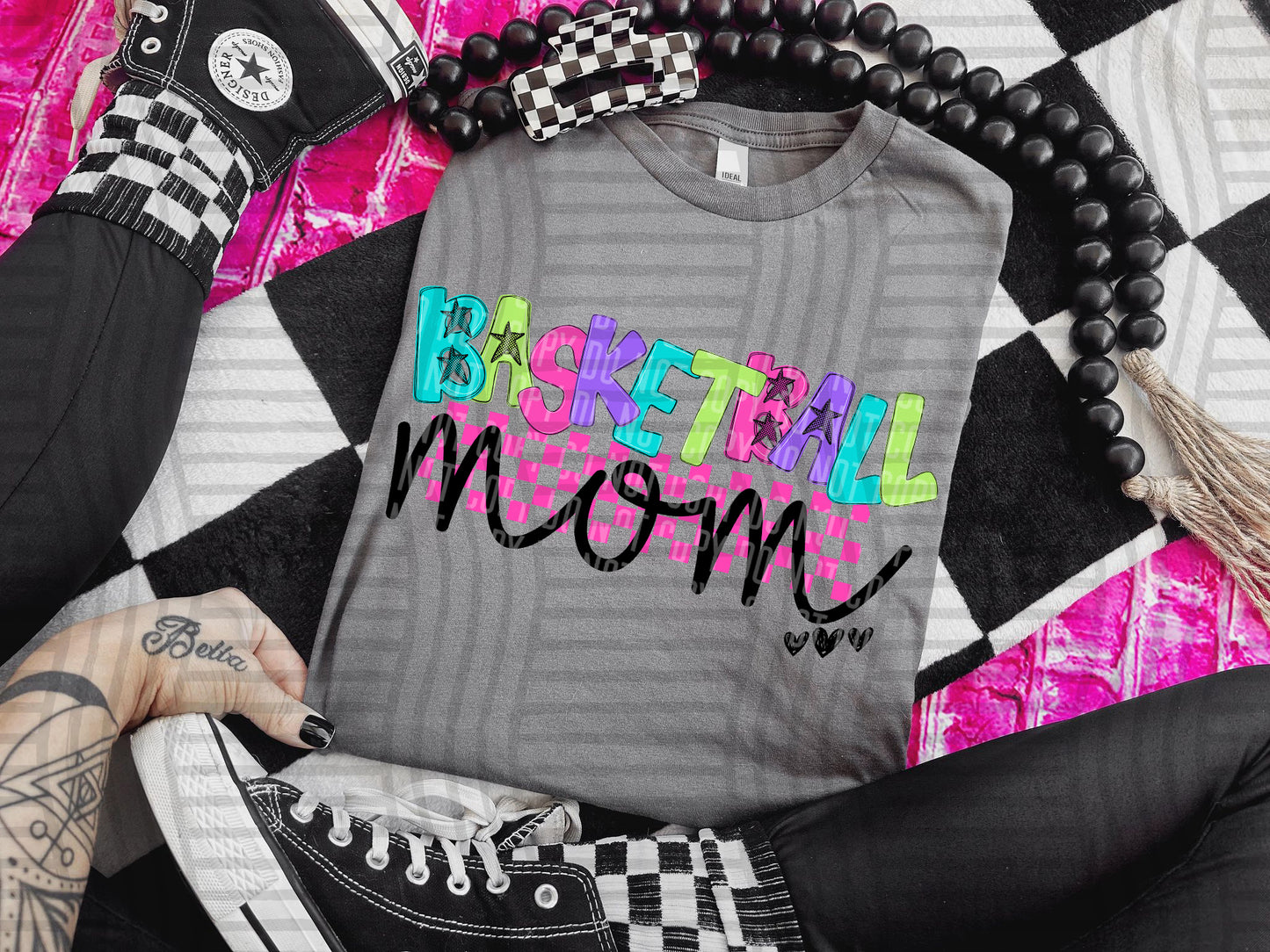BASKETBALL MOM - DTF TRANSFER