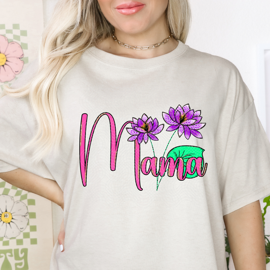 MAMA JULY FLOWER - DTF TRANSFER