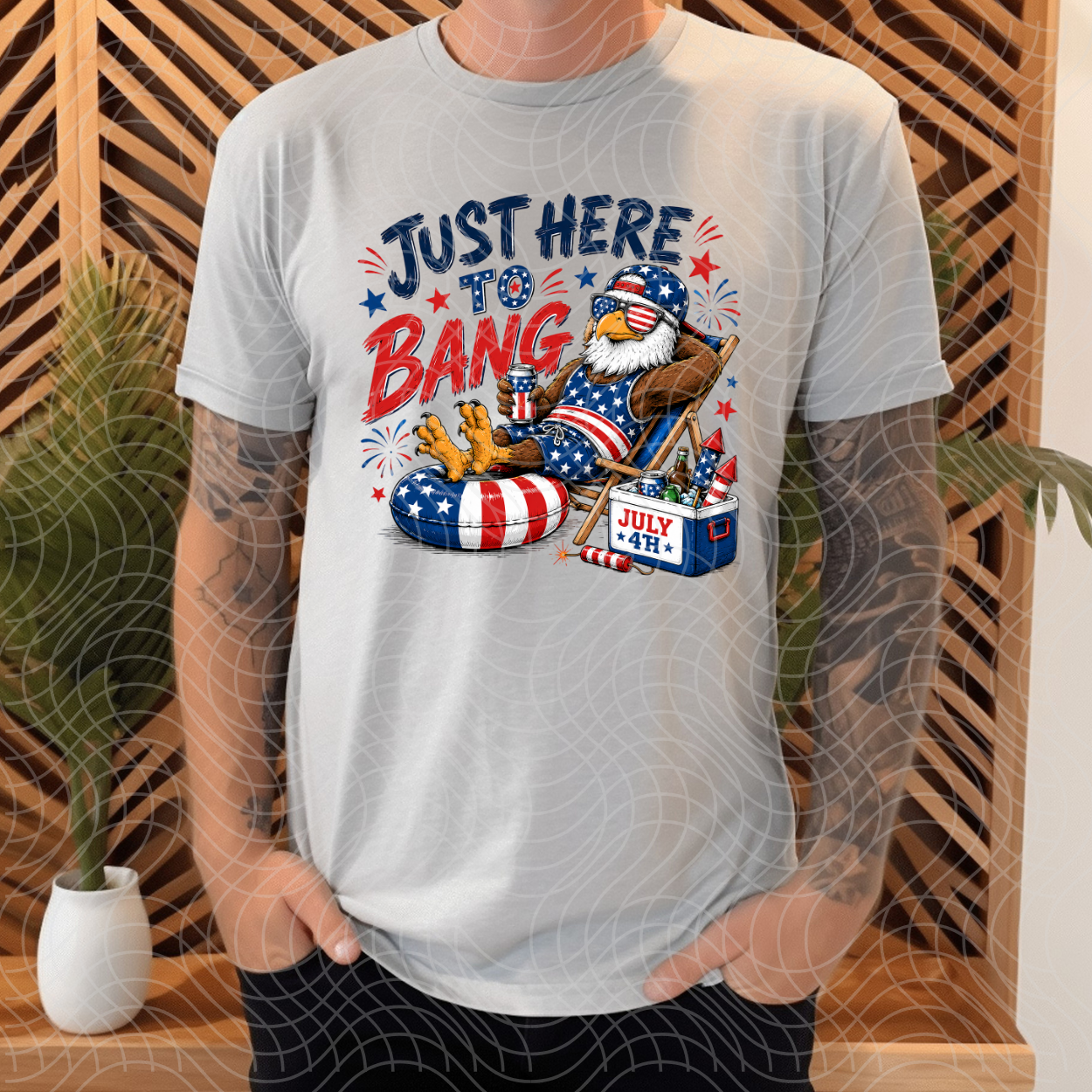 JUST HERE TO BANG - DTF TRANSFER