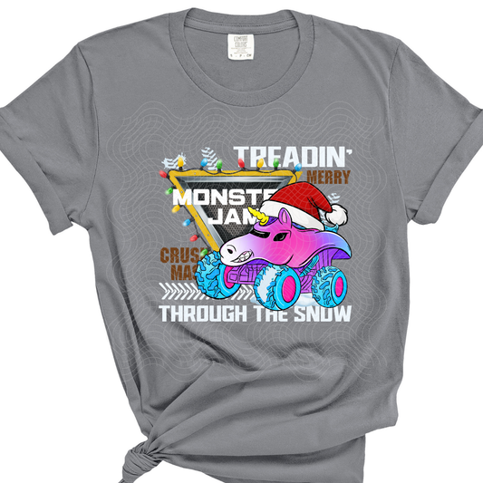 TREADIN THROUGH THE SNOW - DTF TRANSFER