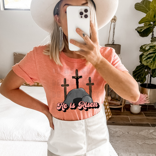 HE IS RISEN - DTF TRANSFER