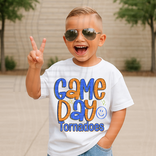 GAME DAY BLUE- TORNADOES- DTF TRANSFER