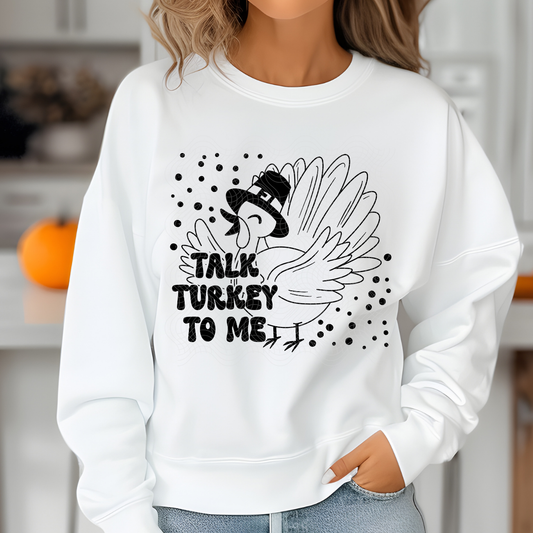 TALK TURKEY TO ME - DTF TRANSFER