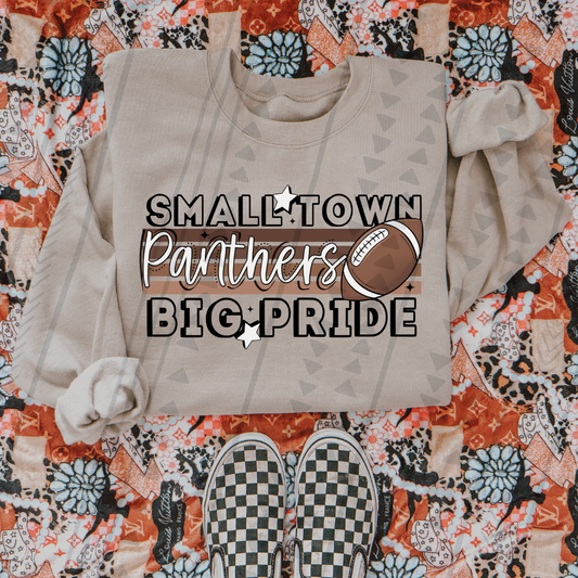 NEUTRALS SMALL TOWN BIG PRIDE - PANTHERS - DTF TRANSFER
