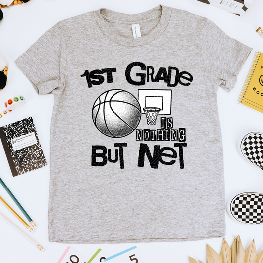 NOTHING BUT NET BLK, FIRST GRADE - DTF TRANSFER