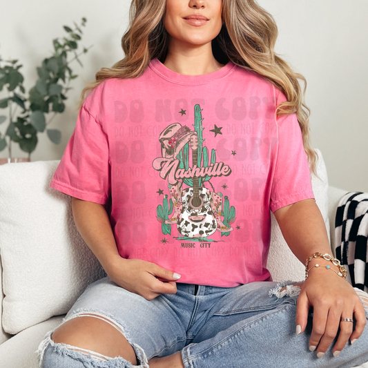 MUSIC CITY PINK - DTF TRANSFER